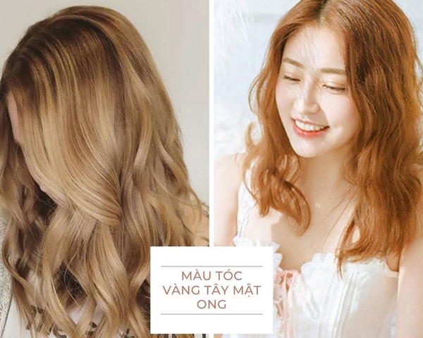 Thuốc nhuộm tóc màu Vàng hổ phách tặng kèm oxy và gang tay Shopee Việt Nam